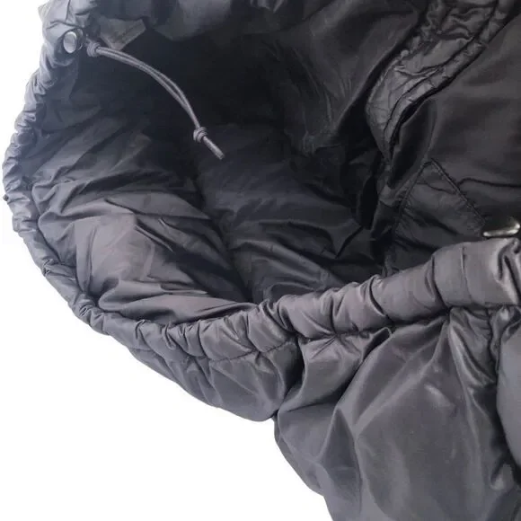 Vintage The North Face Nuptse Jacket Vest Black XXL Goose Down Jacket - Picture 12 of 15